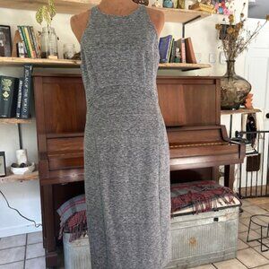 Banana Republic Gray Sleeveless Midi Dress – Size 6 | Classic Knit Sheath Dress